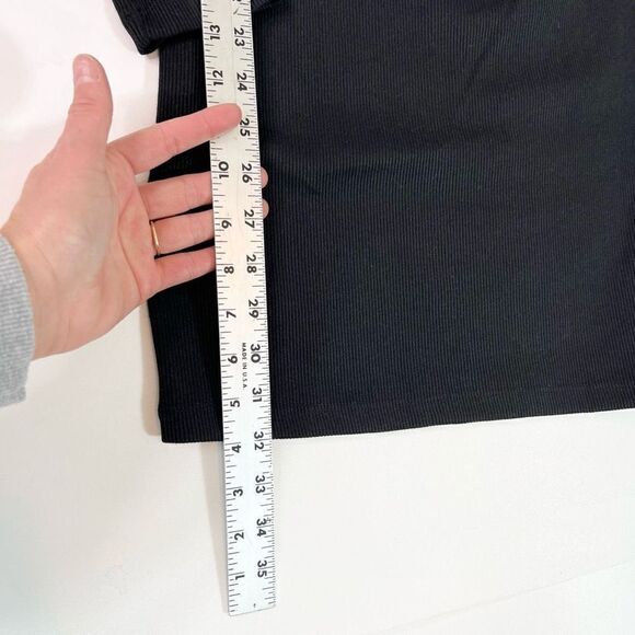 Princess Polly Mini Dress Womens Black US 6 Classic Cut-out Long Sleeve NWT - Picture 3 of 11